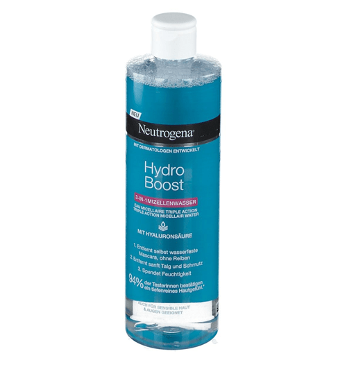میسلار واتر نوتروژینا، سری هیدرو بوست، حجم 400 میل، پاک کننده صورت